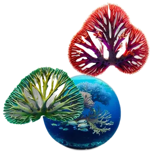 Tropical Coral Garden PNG 05242024 PNG