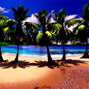 Tropical Island Land Png Ljv PNG Image