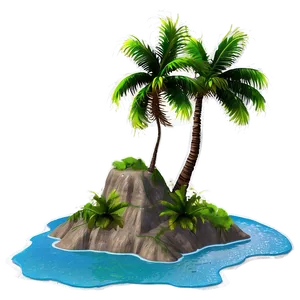 Tropical Island Paradise PNG 37 PNG