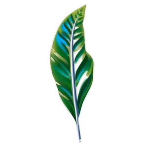 Tropical Leaf B PNG Image