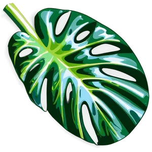 Tropical Monstera Leaf Png Vbk89 PNG Image