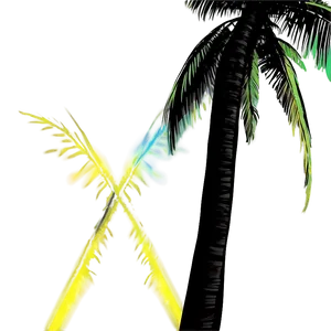 Tropical Palm Silhouette Png Iyx11 PNG Image