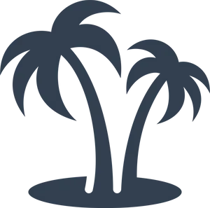 Tropical_ Palm_ Silhouette_ Vector PNG Image