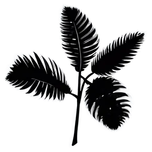 Tropical Plant Silhouette Png 80 PNG Image