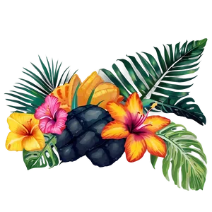 Tropical Summer Vibes Png 06252024 PNG Image