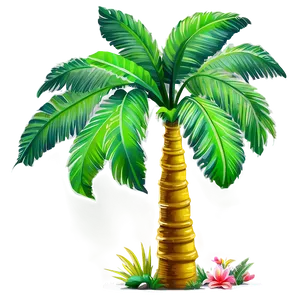 Tropical Tree Drawing Png Dic PNG Image