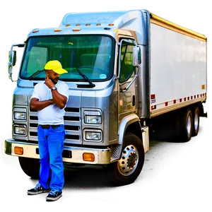 Trucker On Break Png Wci PNG Image