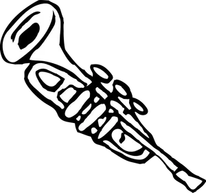 Trumpet Vector Illustration PNG Image