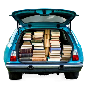 Trunk Full Of Books Png Rtw89 PNG Image