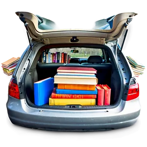 Trunk Full Of Books Png Ybg15 PNG Image