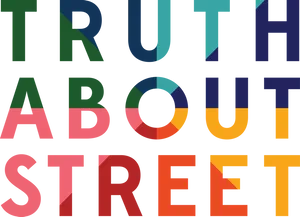 Truth About Street Text Overlay PNG Image