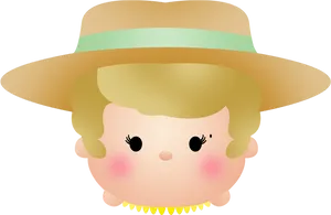 Tsum Tsum Character With Hat PNG Image