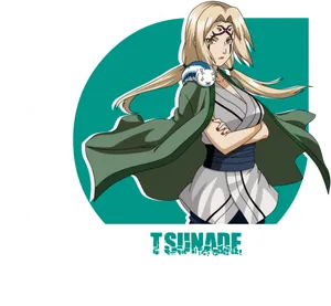 Tsunade Naruto Anime Character PNG Image