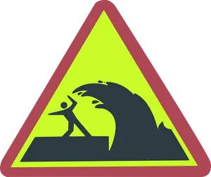 Tsunami Warning Sign PNG Image