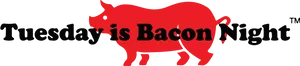 Tuesday Bacon Night Logo PNG Image