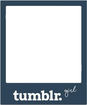 Tumblr Logo Border Design PNG Image