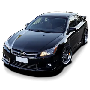 Tuned Black Car Png 06262024 PNG Image