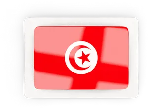 Tunisian Flag Graphic PNG Image