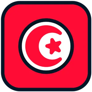 Tunisian Flag Icon PNG Image