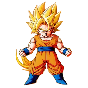 Turbo Super Saiyan Hair Png 06122024 PNG Image