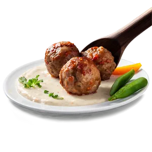 Turkey Meatball Serving Png 06242024 PNG Image