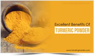 Turmeric Powder Benefits Promotion PNG Image