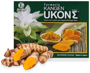 Turmeric Supplement Kangen Ukon PNG Image