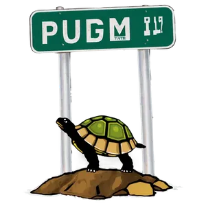 Turtle Crossing Road Sign Png 88 PNG Image