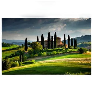 Tuscany Landscape Italy Png 05212024 PNG Image