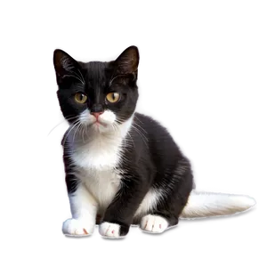 Tuxedo Cat A PNG Image