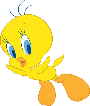 Tweety Bird Cute Pose PNG Image