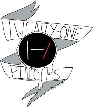 Twenty One Pilots Logo Artwork PNG Image