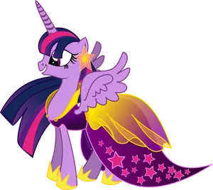 Twilight Sparkle Alicorn Vector PNG Image