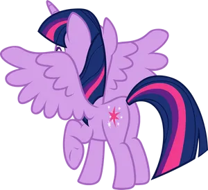 Twilight Sparkle Alicorn Vector PNG Image