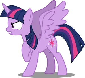 Twilight Sparkle Pony Profile PNG Image