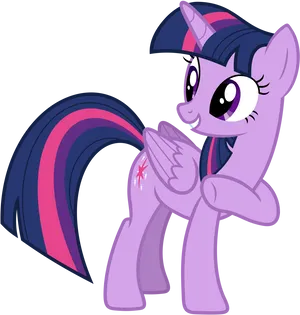 Twilight Sparkle Pony Smiling PNG Image