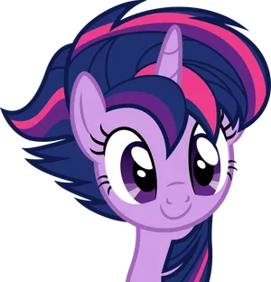 Twilight Sparkle Portrait PNG Image