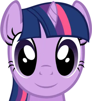 Twilight Sparkle Portrait PNG Image