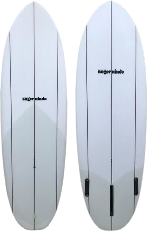 Twin Surfboards White Background PNG Image