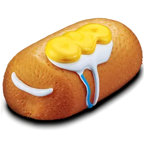 Twinkiewith Smiley Face Cream Top PNG Image