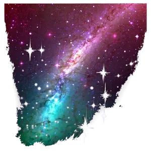 Twinkling Galaxy Stars Effect Png Twd PNG Image