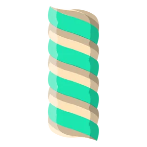 Twisted Marshmallow Graphic PNG Image