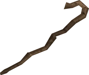 Twisted Wooden Stick Isolated PNG Image