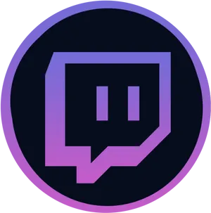 Twitch Logo Glitch Icon PNG Image