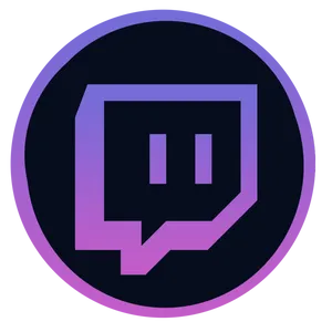 Twitch Logo Glitch Icon PNG Image