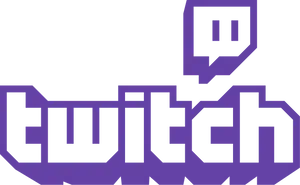 Twitch Logo Purpleand Black PNG Image