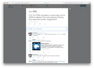 Twitter Conversation Screenshot PNG Image