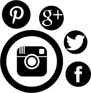 Twitter Icon Black Background PNG Image