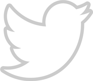 Twitter Logo Black Silhouette PNG Image