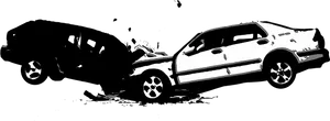 Two Car Collision Illustration PNG Image